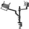 Suporte para monitor WENTRONIC Goobay Deluxe 74417 com braço para portátil, preto