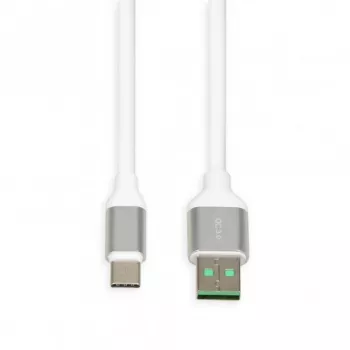 Cabo USB-A para USB-C IBOX IKUMTCWQC 1,5 m, USB 2.0, 3 A, branco