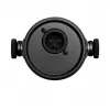 Microfone Shure MV7-X preto microfone de estúdio