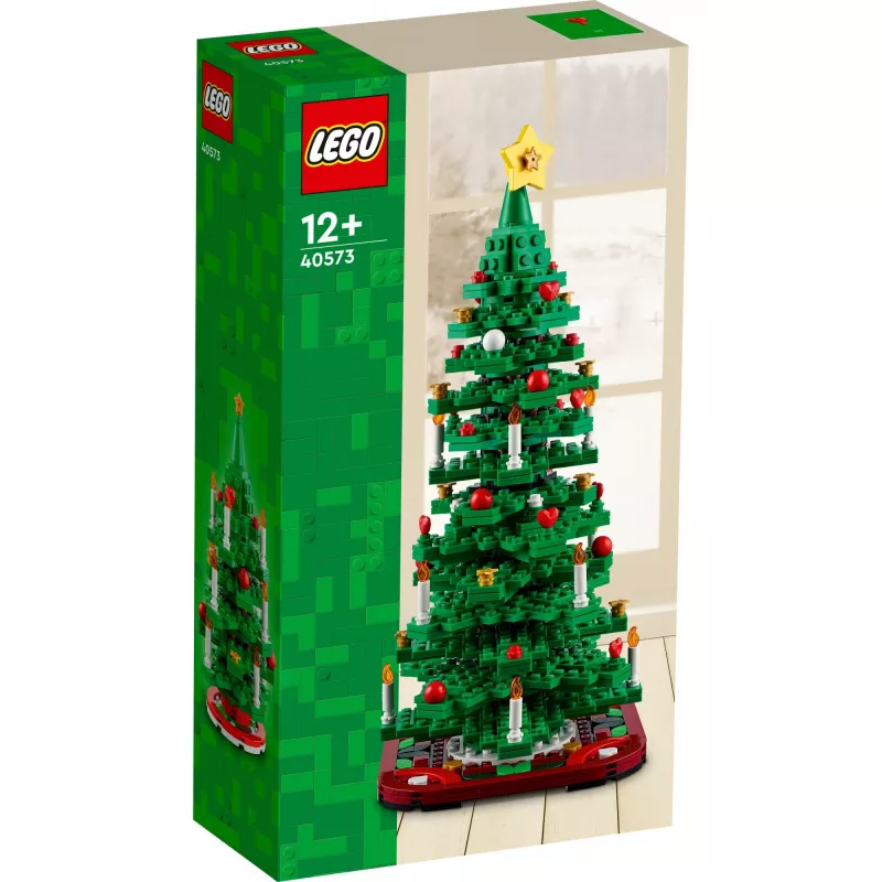 LEGO Árvore de Natal Conjunto 40573 – modelo sazonal de exposição, mini construção decorativa