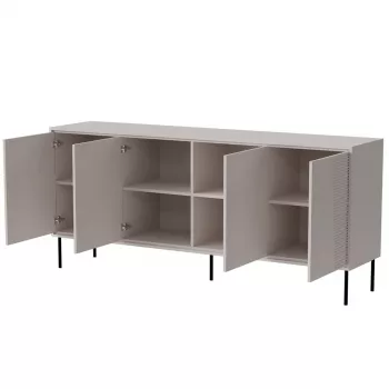 Cómoda 4D ABI 200x45x88 caxemira mate