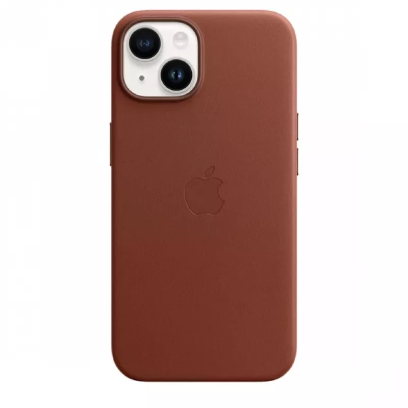 Apple | Capa de pele de 14 com MagSafe | Capa com MagSafe | Apple | iPhone 14 | Pele | Umber