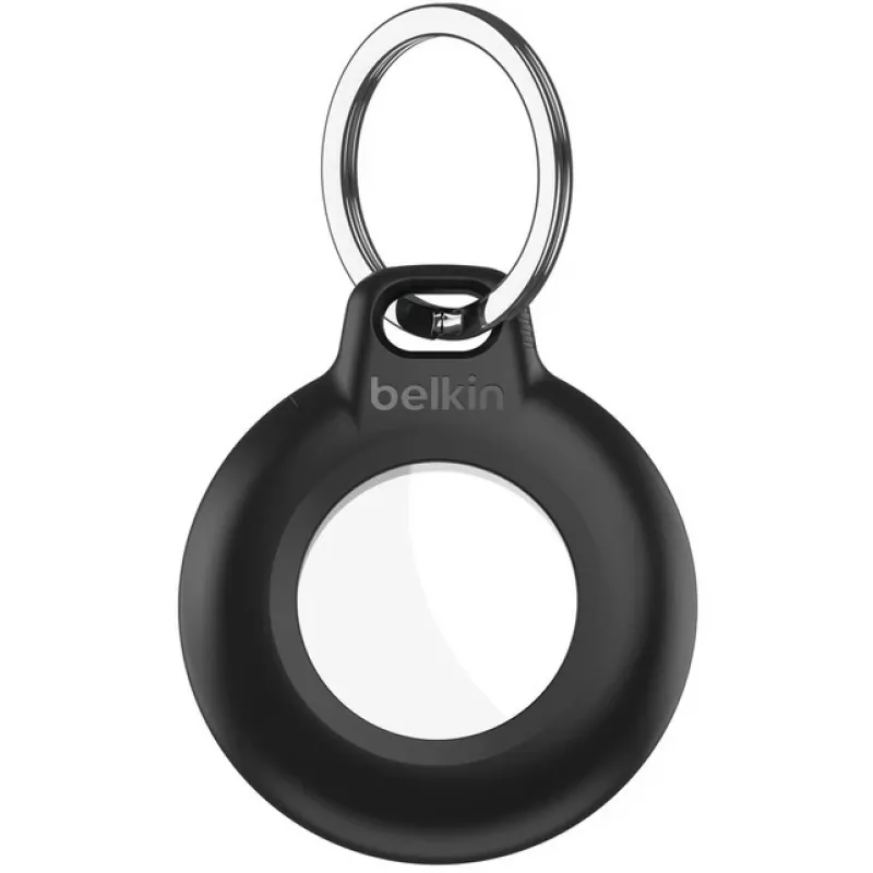 Belkin Secure Holder suporte com porta-chaves para Apple AirTag, resistente à água, preto (4 un.)
