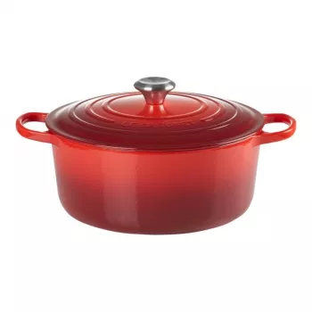 Le Creuset Signature Assadeira redonda 20 cm vermelho cereja (21177200602430)