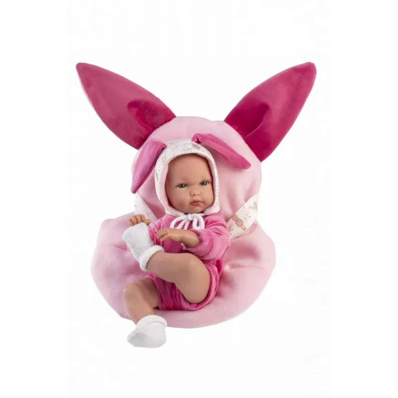 Boneca bebé Llorens 35 cm vinil com características realistas e corpo macio