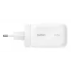 Carregador de parede Belkin BOOSTCHARGE 100W 2C1A WCH016HQWH com ficha substituível