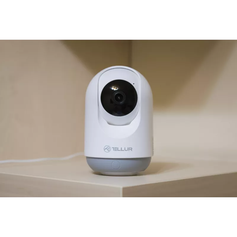 Câmara de vigilância Tellur TLL331391 3MP UltraHD PTZ branca