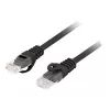 Cabo de rede LANBERG Cat6 U/UTP PCU6-10CU-0500-BK, RJ-45 para RJ-45, 5 m, preto