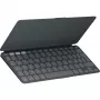 Teclado Logitech Keys-To-Go 2 universal Bluetooth AZERTY francês grafite