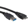 ROLINE Cabo USB - Micro-USB Tipo B (M) para USB Tipo A (M)