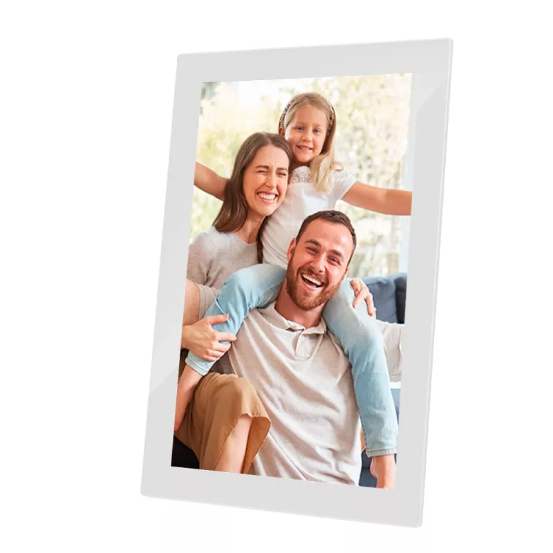 Moldura digital de vidro Wi-Fi Agfa Photo APF1000 10 branco