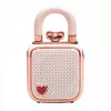Altifalante mono portátil Divoom LoveLock rosa