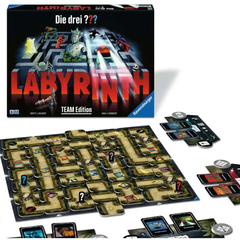 Die drei Labyrinth - Edição de equipa, jogo de tabuleiro