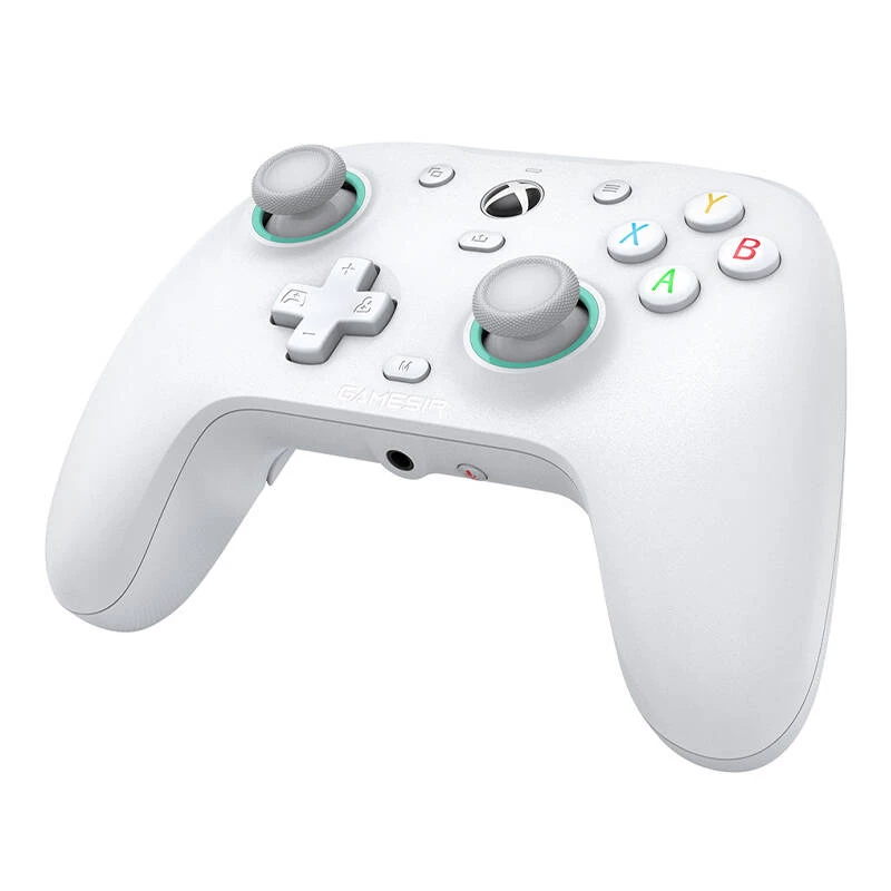 Comando USB com fios GameSir G7 SE branco para Xbox One, Xbox Series X/S cabo USB‑C 3 m D-pad microfone silenciado botão de modo