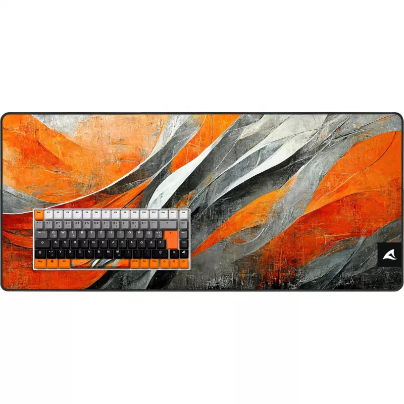 Teclado gaming mecânico Sharkoon SKILLER SGK50 S3 Design Bundle D6 — laranja/cinzento