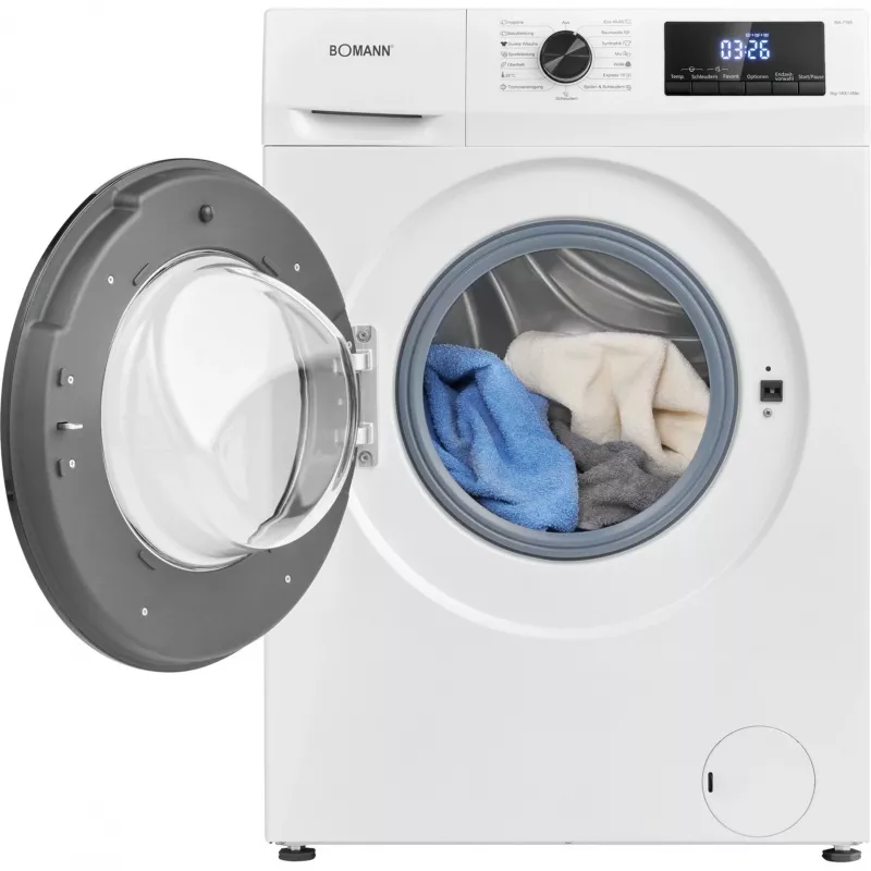 Máquina de lavar BOMANN WA 7185, 8 kg, 1400 rpm, classe de eficiência energética A, classe de centrifugação B
