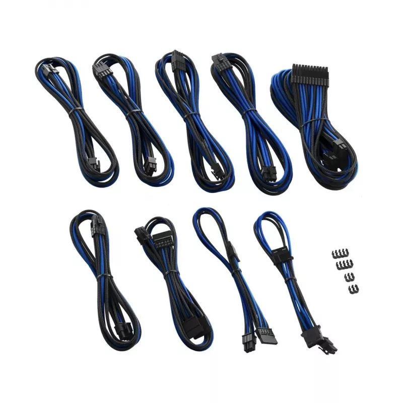 Cabo de alimentação interno Cablemod CM-PRTS-FKIT-NKKB-R preto azul
