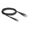 Cabo USB DELOCK USB 2.0 2 m USB A USB C preto 81122