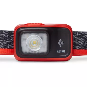 Lanterna de cabeça Astro 300, luz LED laranja