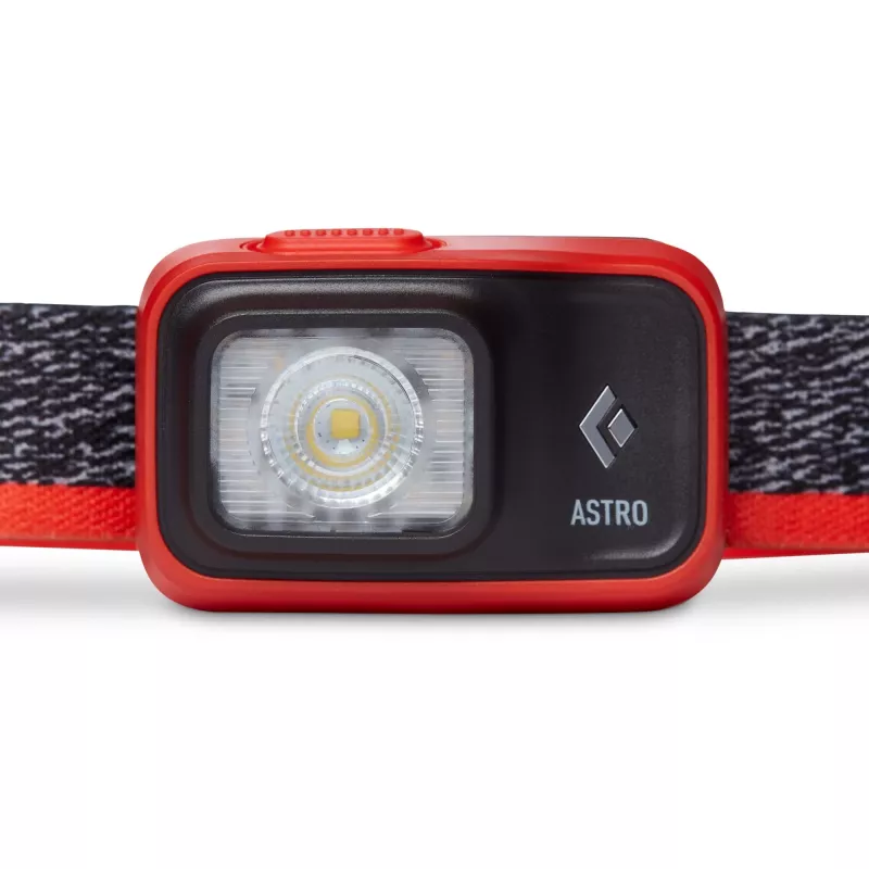 Lanterna de cabeça Astro 300, luz LED laranja