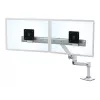 Ergotron 45-489-216 LX Desk Dual Direct Arm suporte para monitores, até 25 polegadas (63,5 cm), 0,9–5 kg, branco