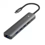 Adaptador USB Type-C - HDMI, LAN, 3x USB 3.0 Type-A, USB Type-C PD100W
