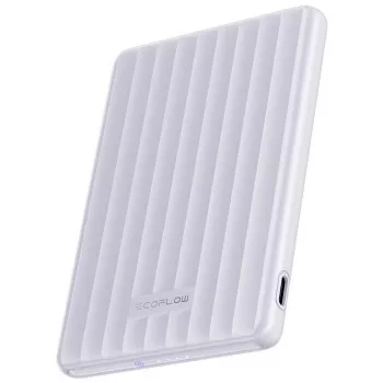 Powerbank EcoFlow 5000 mAh Rapid/Mag roxo, 5000 mAh, carregador USB portátil, 123 g