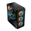 Caixa LOGIC CONCEPT Portos ARGB ATX Mid-Tower, preto