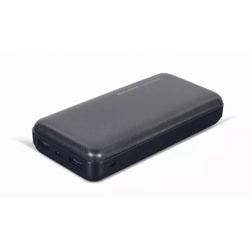 Powerbank Gembird PB20-02 polímero de lítio (LiPo) 20000 mAh preto