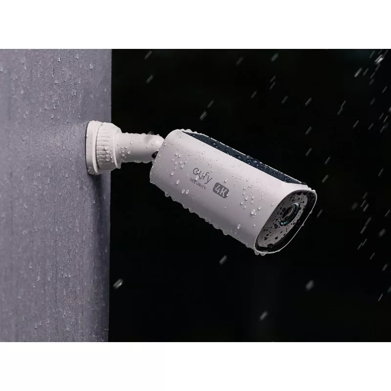 Sistema de câmaras de segurança sem fios Eufy eufyCam S330 (eufyCam 3) 4K, 3 câmaras + HomeBase 3 (T88723W1)