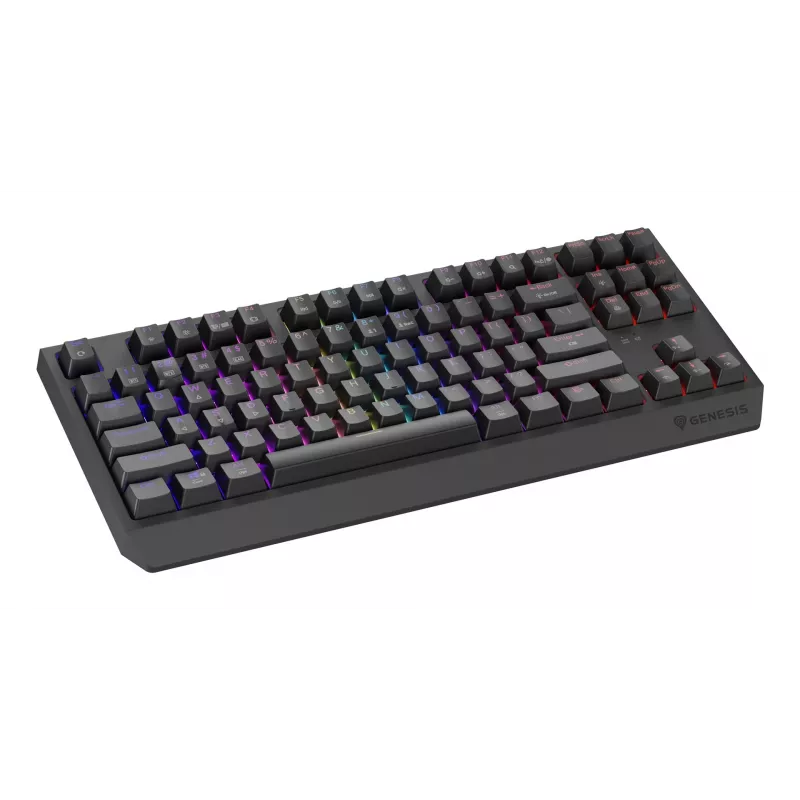Teclado Gaming GENESIS Thor 230 TKL USB + RF Wireless + Bluetooth QWERTY US English preto