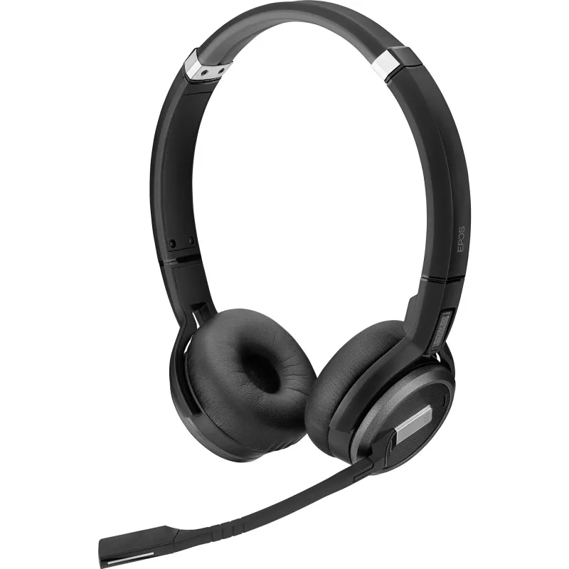 EPOS IMPACT SDW 5066T - Sistema de headset - On-Ear - DECT - sem fios, com fio - preto - Certificado para Microsoft Teams, Otimizado para UC (1001039)