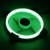 Ventoinha RAIJINTEK IRIS 14 Rainbow RGB-LED 140 mm, conjunto de 2 com controlador
