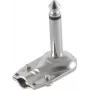 Ficha mono 6,3 mm em ângulo ShiverPeaks 50610-WM metal, ficha jack mono 6,35 mm, em ângulo reto