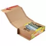 ColomPac CP020.12.020 - embalagem flexível - embalagem para livros em cartão canelado - 325 x 250 x 80 mm - castanho - 1 pack = 20 unid. (CP020.12.020)