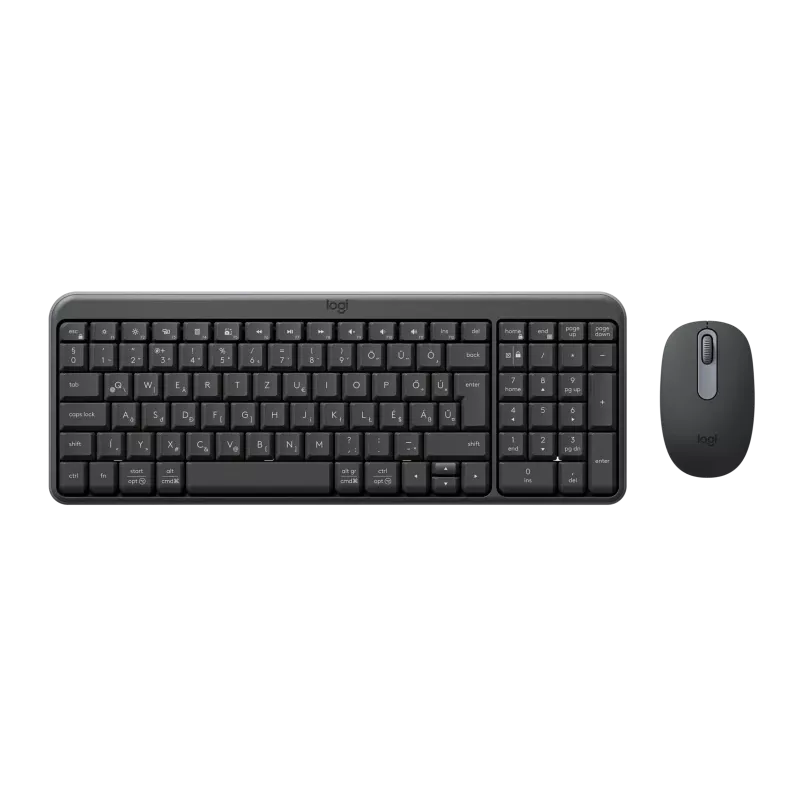 Conjunto de teclado e rato sem fios Logitech MK250 Compact