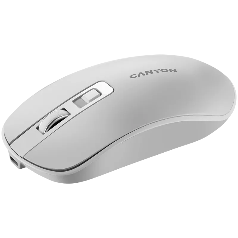 Rato CANYON MW-18 Wireless Charge branco pérola