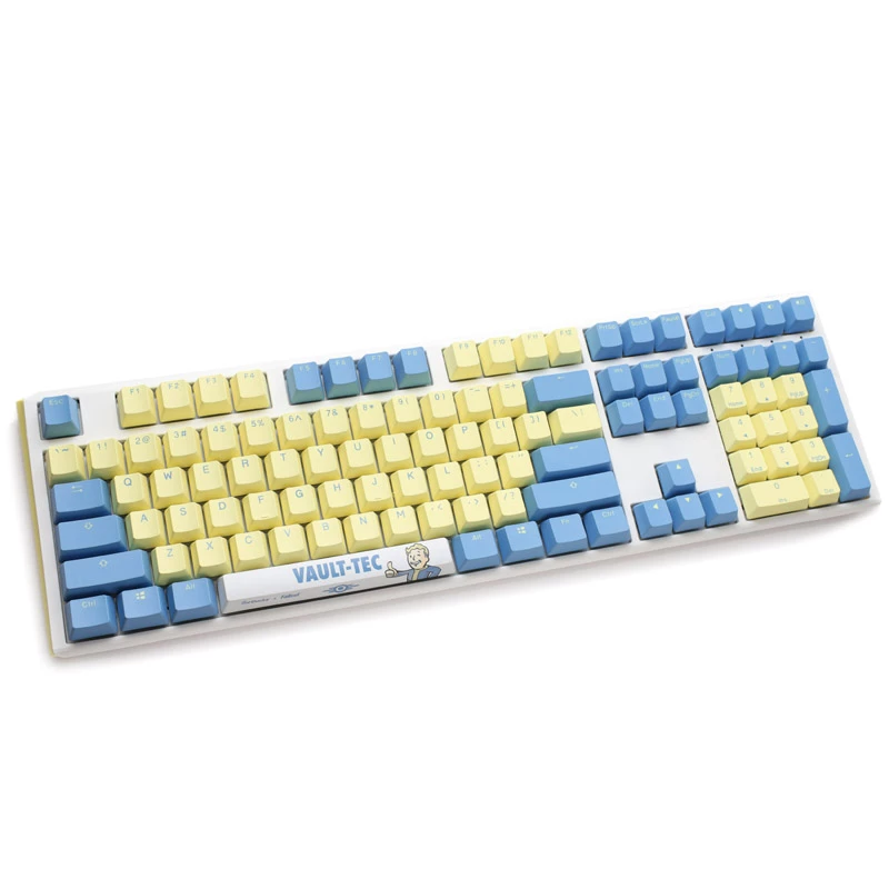 Teclado Gaming Ducky x Fallout Vault-Tec Limited Edition One 3 + tapete de rato - MX-Silent-Red (US)