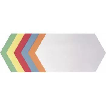 Cartões de moderação Franken Königswabe UMZ 1730 99, 297 x 165 mm, sortidos branco, azul-claro, vermelho, amarelo, laranja, verde