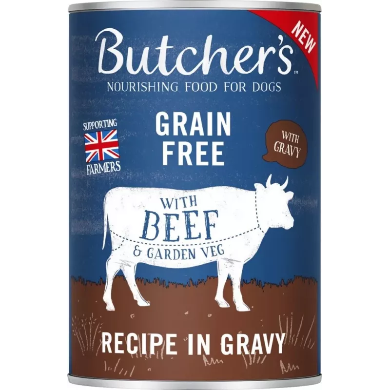 BUTCHER'S Original Mega Pack Mix com legumes em molho – comida húmida para cães – 6 x 400 g