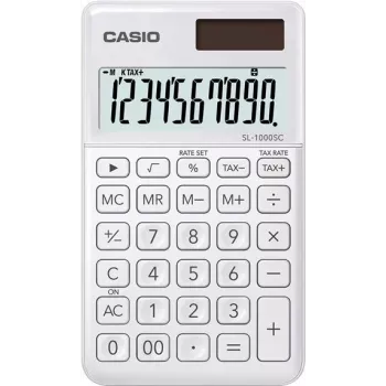 Calculadora de secretária Casio MS-8E preto cinzento laranja