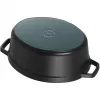 Assadeira Staub 40509-509-0 12 L ferro fundido preto