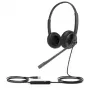 Yealink UH34 Headset com fios arco de cabeça escritório/callcenter preto