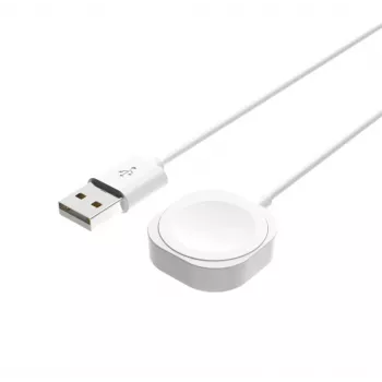 Cabo de carregamento FIXED FIXDW-AW para Apple Watch, USB-A para carregador magnético, 1 m