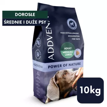 ADDVENA Power of Nature Adult Medium/Large Lamb - alimentação seca para cães - 10kg