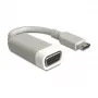Adaptador de cabo de vídeo DeLOCK 65471 mini HDMI para VGA 0,015 m branco