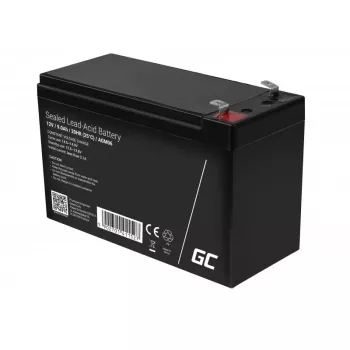 Bateria UPS Green Cell AGM06 — 12 V 9 Ah chumbo-ácido (VRLA) 95 × 151 × 65 mm, 2,3 kg