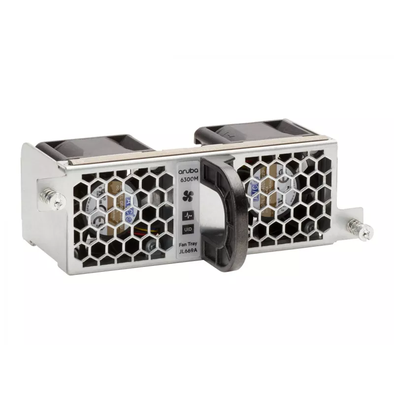 HPE Aruba X751 JL669B bandeja de ventoinhas, fluxo de ar da frente para trás