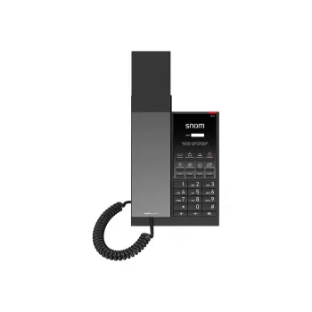 Telefone IP Snom HD350W preto auscultador com fios Wi-Fi