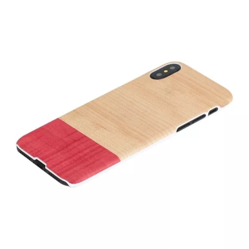 Capa para smartphone man and wood para iPhone X/XS – branco, design Mismatch